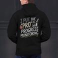 Intervention Teacher Progress Monitoring Intervention Men's Hoodie Back Print, gift for family, gift for coworker