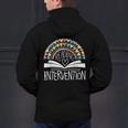 Intervention Teacher Reading Intervention Men's Hoodie Back Print, gift for family, gift for coworker Intervention Teacher Reading Intervention Men's Hoodie Back Print, gift for family, gift for coworker