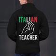 Italian Teacher Italy Italia Back To School First Day Men's Hoodie Back Print, gift for family, gift for coworker Italian Teacher Italy Italia Back To School First Day Men's Hoodie Back Print, gift for family, gift for coworker