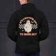 It's A Bootiful Day To Make Art Halloween Art Teacher Men's Hoodie Back Print, gift for family, gift for coworker It's A Bootiful Day To Make Art Halloween Art Teacher Men's Hoodie Back Print, gift for family, gift for coworker