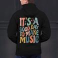 It's A Good Day To Make Music Musician Band Music Teacher Men's Hoodie Back Print, gift for family, gift for coworker It's A Good Day To Make Music Musician Band Music Teacher Men's Hoodie Back Print, gift for family, gift for coworker