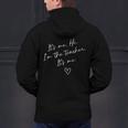 It's Me Hi I'm The Teacher It's Me Teacher Men Women Men's Hoodie Back Print, gift for family, gift for coworker It's Me Hi I'm The Teacher It's Me Teacher Men Women Men's Hoodie Back Print, gift for family, gift for coworker