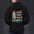 Just One More Chapter Book Reading Floral Teacher Book Lover Men's Hoodie Back Print, gift for family, gift for coworker Just One More Chapter Book Reading Floral Teacher Book Lover Men's Hoodie Back Print, gift for family, gift for coworker