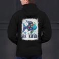 Be Kind Rainbow Fish Teacher Life Back To School Teaching Men Women Men's Hoodie Back Print, gift for family, gift for coworker