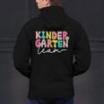 Kindergarten Team Teacher Back To School Kindergarten Squad Men's Hoodie Back Print, gift for family, gift for coworker Kindergarten Team Teacher Back To School Kindergarten Squad Men's Hoodie Back Print, gift for family, gift for coworker