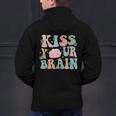 Kiss Your Brain Teacher Inspire Educate Groovy Retro Vintage Men's Hoodie Back Print, Groovy Teacher Hoodies, gift for family, gift for coworker Kiss Your Brain Teacher Inspire Educate Groovy Retro Vintage Men's Hoodie Back Print, Groovy Teacher Hoodies, gift for family, gift for coworker