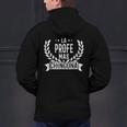 La Profe Mas Chingona Spanish Female Teacher Men's Hoodie Back Print, gift for family, gift for coworker