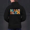 Last Day Of School Back To School Dream-Team Teacher Kids Men's Hoodie Back Print, gift for family, gift for coworker