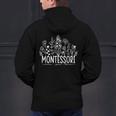 Learn Grow Bloom Wildflowers Appreciation Montessori Teacher Men's Hoodie Back Print, gift for family, gift for coworker Learn Grow Bloom Wildflowers Appreciation Montessori Teacher Men's Hoodie Back Print, gift for family, gift for coworker
