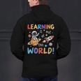 Learning Is Out Of This World Space Back To School Teacher Men's Hoodie Back Print, gift for family, gift for coworker