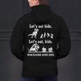 Let's Eat Kids Fun Dinosaurs Grammar Teacher Men's Hoodie Back Print, gift for family, gift for coworker Let's Eat Kids Fun Dinosaurs Grammar Teacher Men's Hoodie Back Print, gift for family, gift for coworker