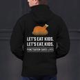 Let's Eat Kids Grammar For Thanksgiving Teacher Men's Hoodie Back Print, gift for family, gift for coworker Let's Eat Kids Grammar For Thanksgiving Teacher Men's Hoodie Back Print, gift for family, gift for coworker