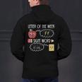 Letter Of The Week Ff Sight Word Teacher Squad Men's Hoodie Back Print, gift for family, gift for coworker