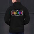 Library Squad Team Librarian Teacher Book Lover Men's Hoodie Back Print, gift for family, gift for coworker Library Squad Team Librarian Teacher Book Lover Men's Hoodie Back Print, gift for family, gift for coworker