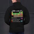 Can I Lick It Periodic Table Chart Science Teacher Cool Meme Men's Hoodie Back Print, Science Teacher Hoodies, gift for family, gift for coworker