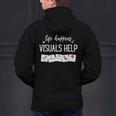 Life Happens Visuals Help Special Education Teacher Aide Men Women Men's Hoodie Back Print, gift for family, gift for coworker Life Happens Visuals Help Special Education Teacher Aide Men Women Men's Hoodie Back Print, gift for family, gift for coworker