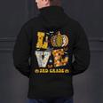 LOVE 3rd Grade Pumpkin Teacher Student Halloween Costume Men's Hoodie Back Print, gift for family, gift for coworker LOVE 3rd Grade Pumpkin Teacher Student Halloween Costume Men's Hoodie Back Print, gift for family, gift for coworker