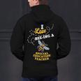 I Love Bee-Ing A Special Education Teacher Honey Bee Job For Men Women Men's Hoodie Back Print, gift for family, gift for coworker