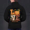 Love Preschool Teacher Turkey Thanksgiving Autumn Fall Men's Hoodie Back Print, gift for family, gift for coworker Love Preschool Teacher Turkey Thanksgiving Autumn Fall Men's Hoodie Back Print, gift for family, gift for coworker