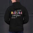 Maestra Fabulosa Maestra De EspañOl Spanish Teacher Men's Hoodie Back Print, gift for family, gift for coworker Maestra Fabulosa Maestra De EspañOl Spanish Teacher Men's Hoodie Back Print, gift for family, gift for coworker