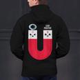 Magnet Science Pun T-Shirt For Geeks Science Teachers Men's Hoodie Back Print, Science Teacher Hoodies, gift for family, gift for coworker