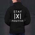 Math Teacher Appreciation Stay Positive Absolute Value Men's Hoodie Back Print, gift for family, gift for coworker
