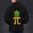 Math Teacher Hawaiian Shirts Pineapple Pi Day Symbol Men's Hoodie Back Print, gift for family, gift for coworker