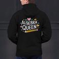 Mathematician And Mathematics Teacher Algebra Queen Men's Hoodie Back Print, gift for family, gift for coworker Mathematician And Mathematics Teacher Algebra Queen Men's Hoodie Back Print, gift for family, gift for coworker