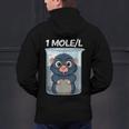 Mole Chemistry Chemist Student Science Teacher Men's Hoodie Back Print, Science Teacher Hoodies, gift for family, gift for coworker