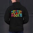 Montessori Rocks Montessori Teacher Back To School Men's Hoodie Back Print, gift for family, gift for coworker Montessori Rocks Montessori Teacher Back To School Men's Hoodie Back Print, gift for family, gift for coworker