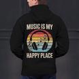 Music For Men Women Music Teacher Music Lover Men's Hoodie Back Print, gift for family, gift for coworker