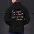 Music Teacher So Happy To See Your Face Back To School Men's Hoodie Back Print, gift for family, gift for coworker