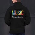 Music Teacher Tie Dye Appreciation Day Hello Back To School Men Women Men's Hoodie Back Print, gift for family, gift for coworker Music Teacher Tie Dye Appreciation Day Hello Back To School Men Women Men's Hoodie Back Print, gift for family, gift for coworker