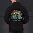 Musical Teacher Teaching Music Is My Jam Rainbow Tie Dye Men's Hoodie Back Print, gift for family, gift for coworker Musical Teacher Teaching Music Is My Jam Rainbow Tie Dye Men's Hoodie Back Print, gift for family, gift for coworker