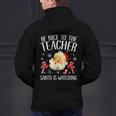 Be Nice To The Teacher Santa Is Watching School Christmas Men's Hoodie Back Print, gift for family, gift for coworker Be Nice To The Teacher Santa Is Watching School Christmas Men's Hoodie Back Print, gift for family, gift for coworker