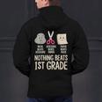 Nothing Beats 1st Grade Back To School Kids Teachers Men's Hoodie Back Print, gift for family, gift for coworker