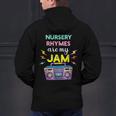 Nursery Rhymes Are My Jam 80s Retro Teachers & Students Kids Men's Hoodie Back Print, gift for family, gift for coworker Nursery Rhymes Are My Jam 80s Retro Teachers & Students Kids Men's Hoodie Back Print, gift for family, gift for coworker