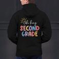 Oh Hey Second Grade First Day Of Teacher Girls Boys Kids Men's Hoodie Back Print, First Grade Teacher Hoodies, gift for family, gift for coworker