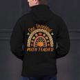 One Thankful Math Teacher Thanksgiving Autumn Fall Rainbow Men's Hoodie Back Print, gift for family, gift for coworker One Thankful Math Teacher Thanksgiving Autumn Fall Rainbow Men's Hoodie Back Print, gift for family, gift for coworker