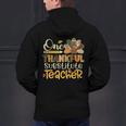 One Thankful Substitute Teacher Turkey Leopard Thanksgiving For Men Women Men's Hoodie Back Print, gift for family, gift for coworker One Thankful Substitute Teacher Turkey Leopard Thanksgiving For Men Women Men's Hoodie Back Print, gift for family, gift for coworker