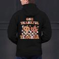 One Thankful Teacher Fall Leaves Thanksgiving Retro Men's Hoodie Back Print, gift for family, gift for coworker One Thankful Teacher Fall Leaves Thanksgiving Retro Men's Hoodie Back Print, gift for family, gift for coworker