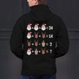 Order Of Operations Math Teacher Christmas Men's Hoodie Back Print, gift for family, gift for coworker