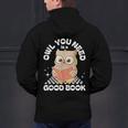 Owl You Need Is A Good Book Teacher Librarian Reading Men's Hoodie Back Print, gift for family, gift for coworker Owl You Need Is A Good Book Teacher Librarian Reading Men's Hoodie Back Print, gift for family, gift for coworker