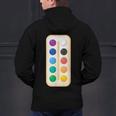 Paint Palette ArtSet Halloween Costume For Teachers Students For Men Women Kids Men's Hoodie Back Print, gift for family, gift for coworker