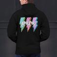 Para Squad Paraprofessional Teacher Lightning Bolt Men's Hoodie Back Print, gift for family, gift for coworker