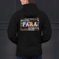 Paraprofessional Back To School Paraeducator Para Teacher Men's Hoodie Back Print, gift for family, gift for coworker Paraprofessional Back To School Paraeducator Para Teacher Men's Hoodie Back Print, gift for family, gift for coworker