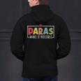 Paras Make It Possible Teacher Paraprofessional Paraeducator Men's Hoodie Back Print, gift for family, gift for coworker Paras Make It Possible Teacher Paraprofessional Paraeducator Men's Hoodie Back Print, gift for family, gift for coworker