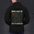 What Part Of Don't You Understand Math Teacher Men's Hoodie Back Print, gift for family, gift for coworker What Part Of Don't You Understand Math Teacher Men's Hoodie Back Print, gift for family, gift for coworker
