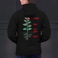 Parts Of a Plant Science For Teachers Kids And Students Men's Hoodie Back Print, Science Teacher Hoodies, gift for family, gift for coworker