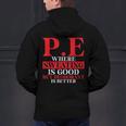 PE Where Sweating Is Good But Deodorant Is Better PE Teacher Men's Hoodie Back Print, Pe Teacher Hoodies, gift for family, gift for coworker PE Where Sweating Is Good But Deodorant Is Better PE Teacher Men's Hoodie Back Print, Pe Teacher Hoodies, gift for family, gift for coworker